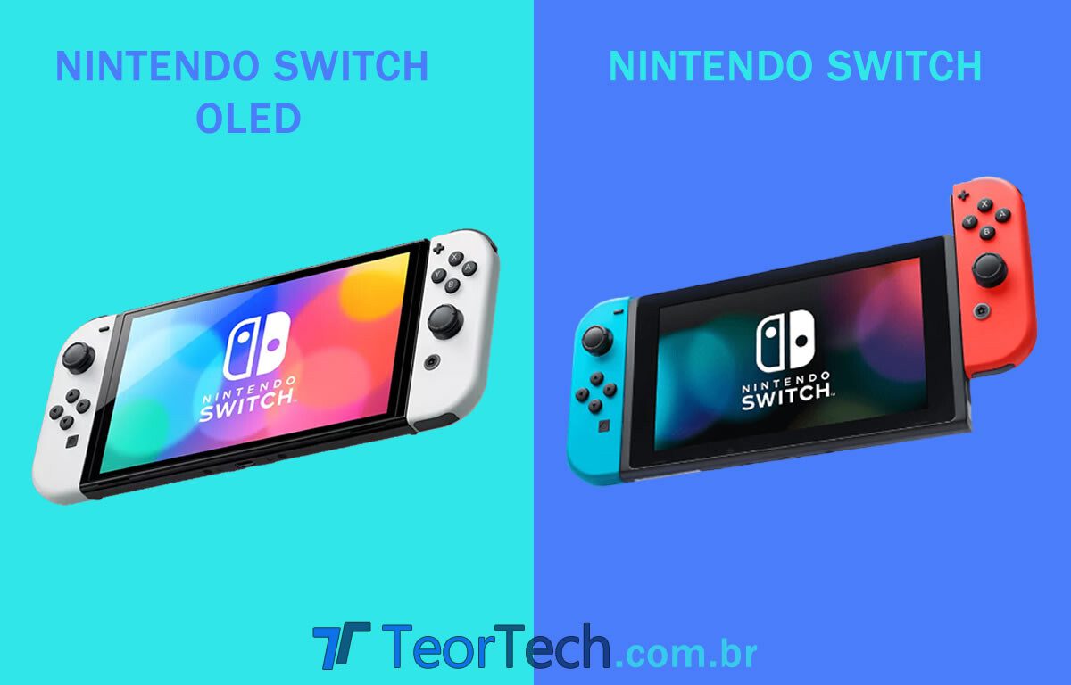 Nintendo Switch OLED vs Nintendo Switch normal