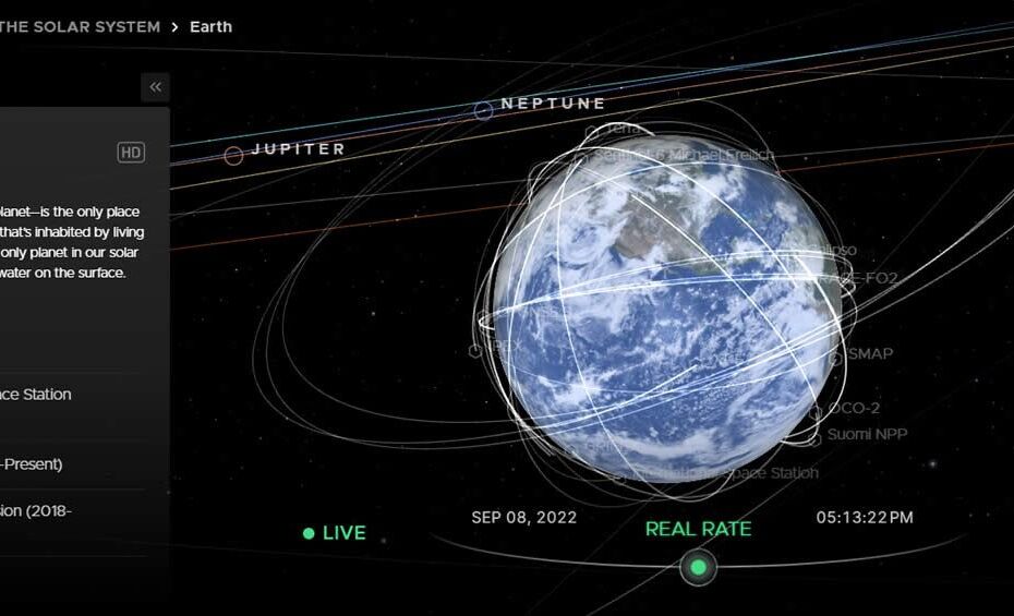 sistema solar nasas eye