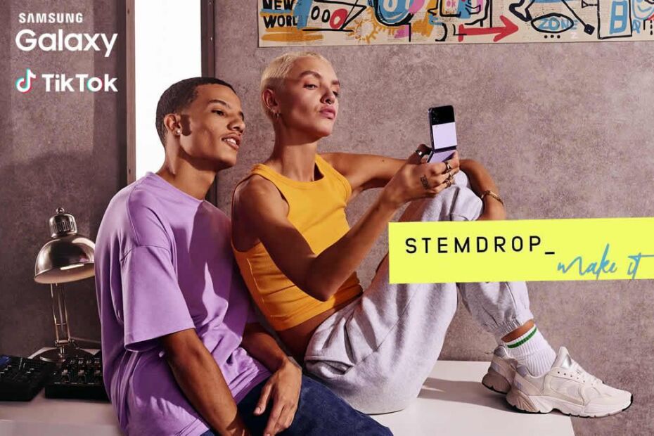 StemDrop da Samsung e TikTok