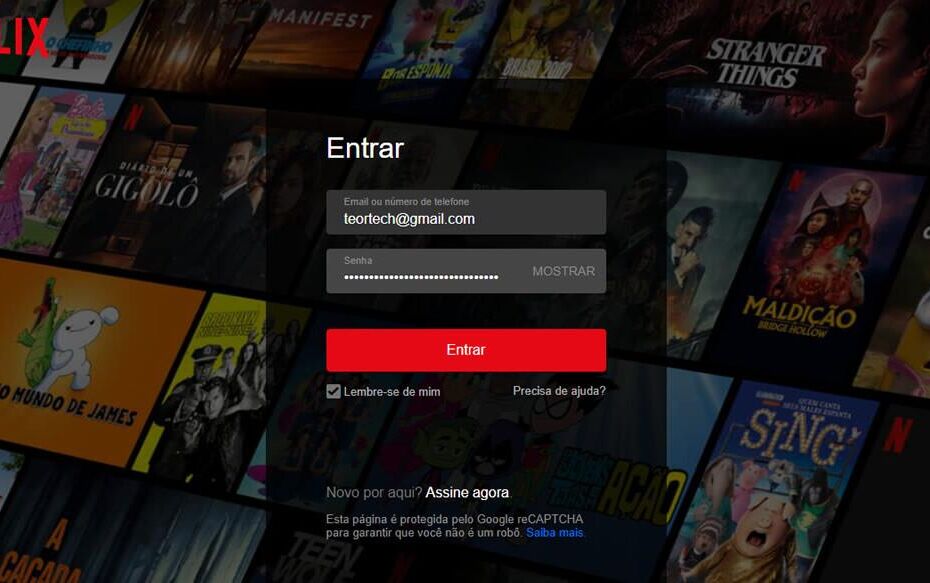 login netflix