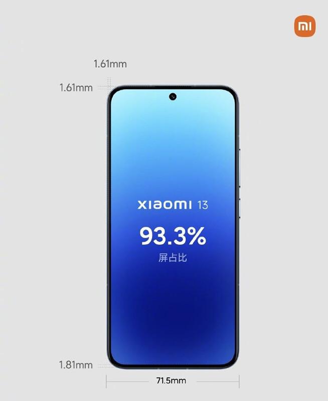 tamanho Xiaomi 13