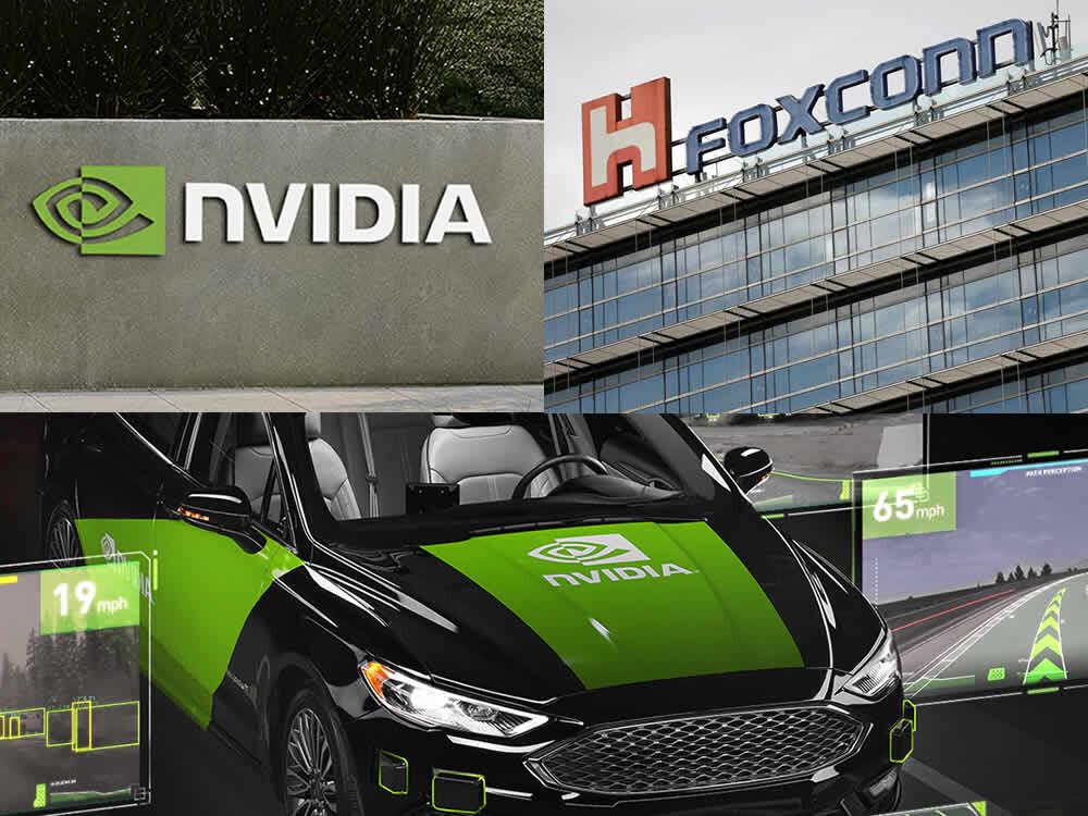 Nvidia e Foxconn farão plataformas de veículos autônomos