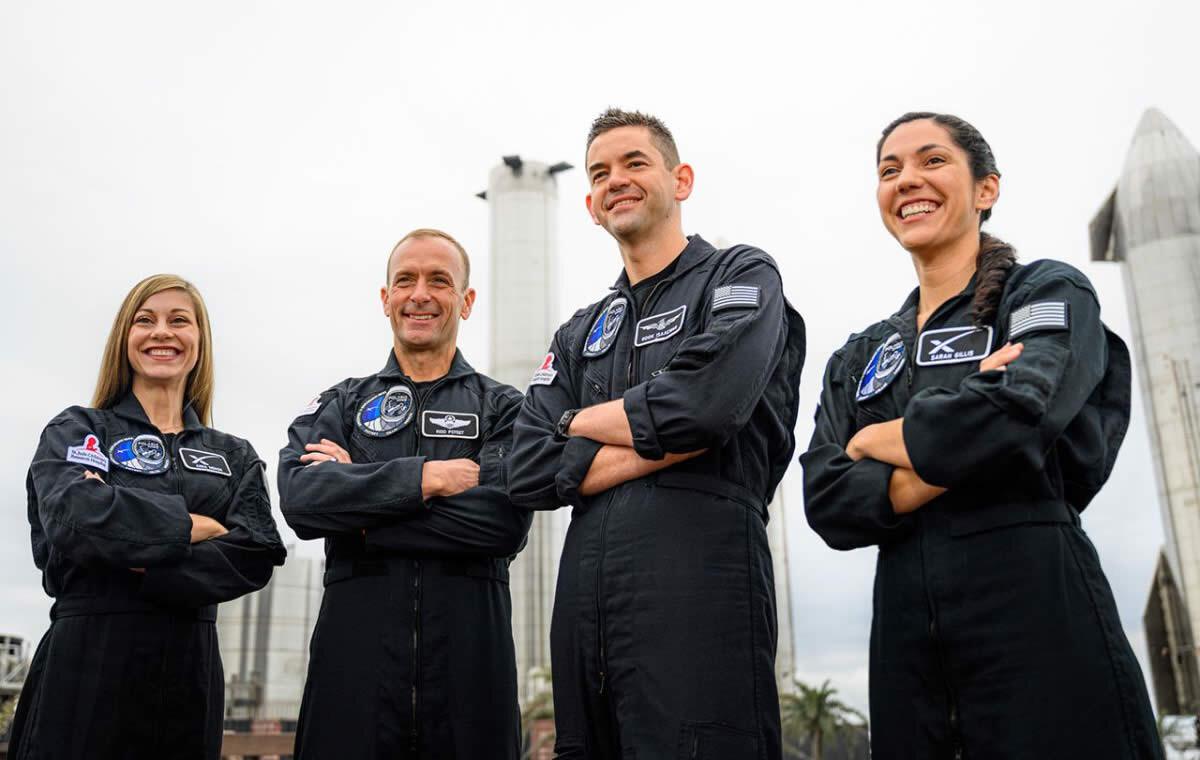 tripulantes da missão Polaris Dawn de 2023