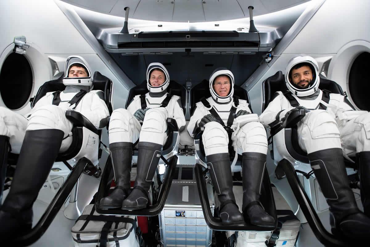 Tripulantes da missão SpaceX Crew-6 de 2023