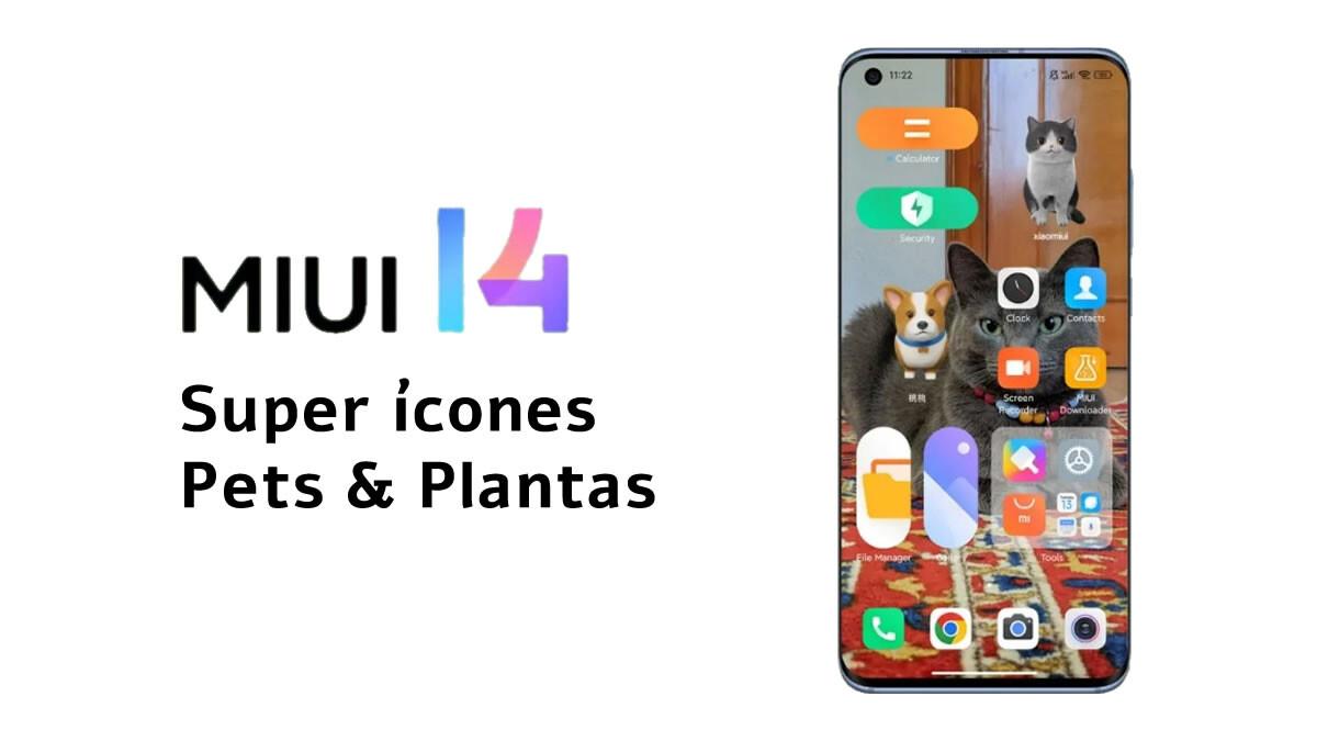 MIUI 14 super ícones, Pets & Plantas