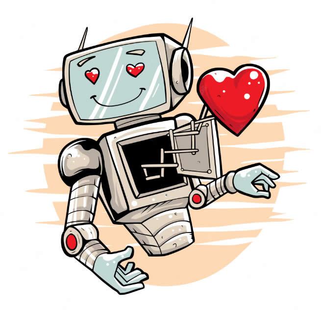 Robô apaixonado chatgpt