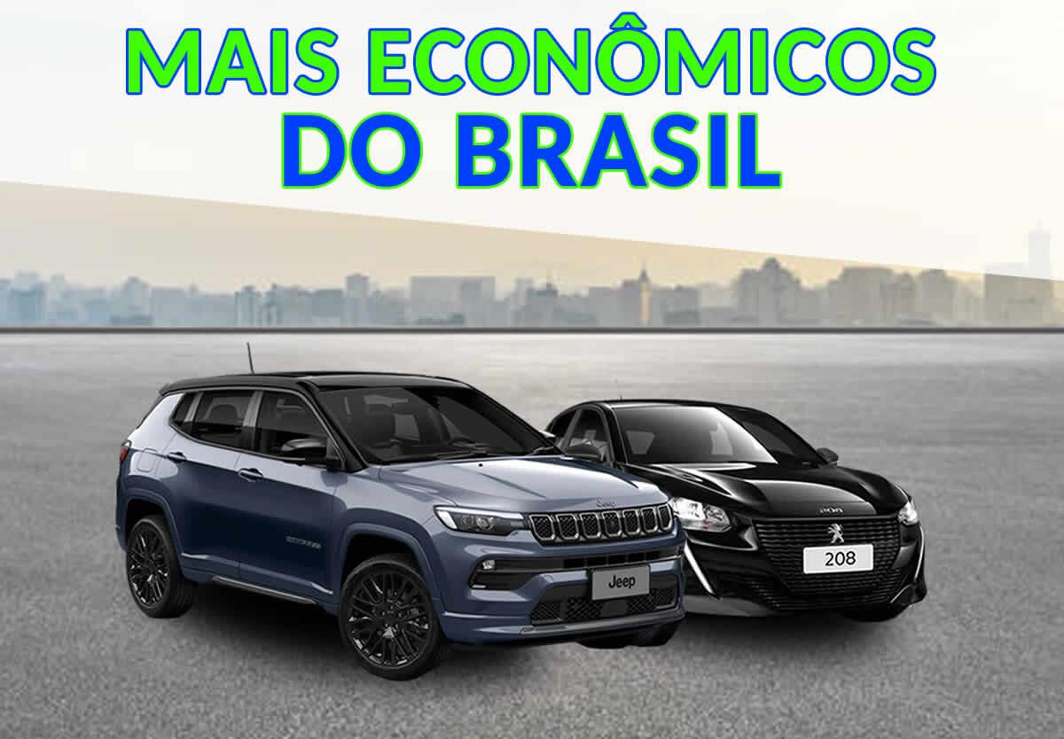 carros mais econômicos do Brasil