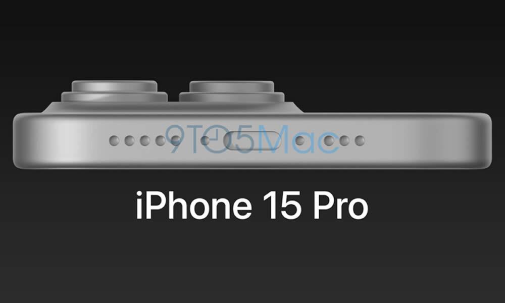 entrada USB Tipo-C em vazamento iPhone 15 Pro