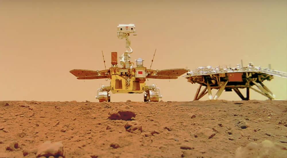 Rover Zhurong em Marte