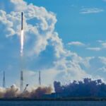 SpaceX-Falcon-9-levando-22-satelites-Starlink-V2-Mini