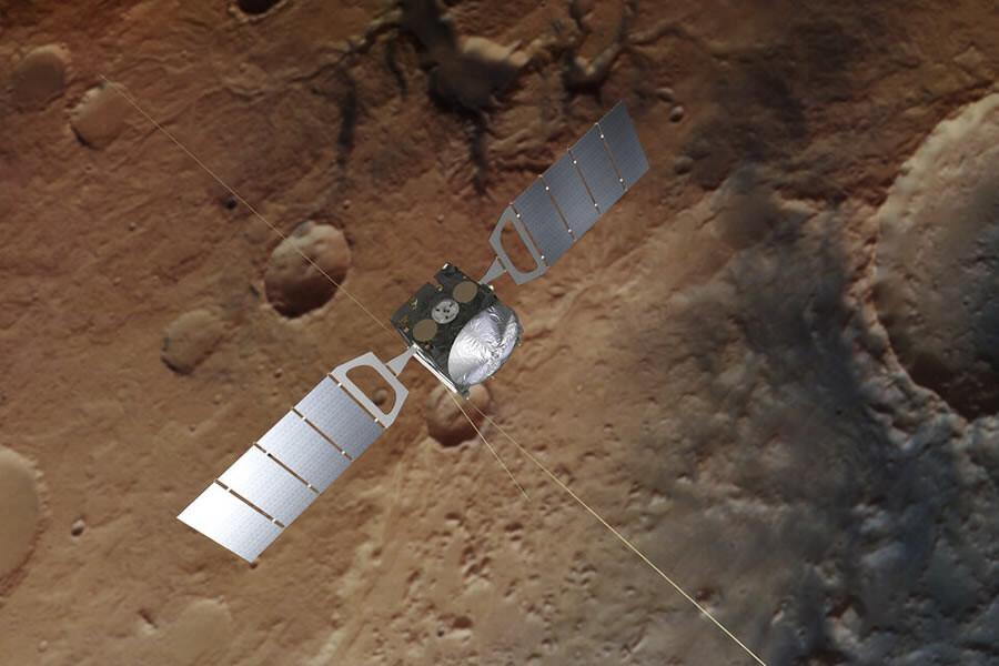 primeira transmissão ao vivo de Marte pela ESA