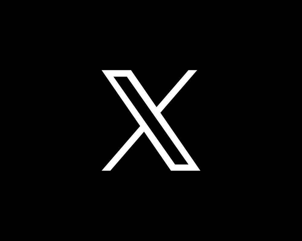 Logo X rede social