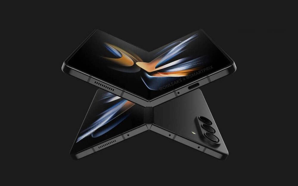 Galaxy Z Fold5 renderização