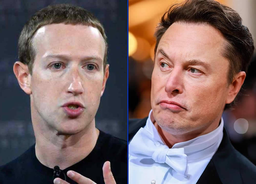 Mark Zuckerberg e Elon Musk