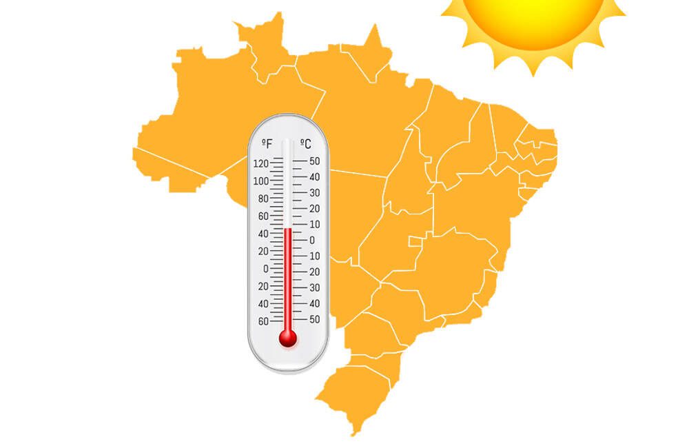 onda de calor extremo Brasil