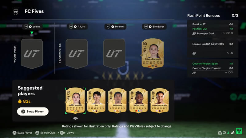 Mudanças no Ultimate Team EA FC 25